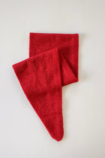 Knit Neck Scarf - Red